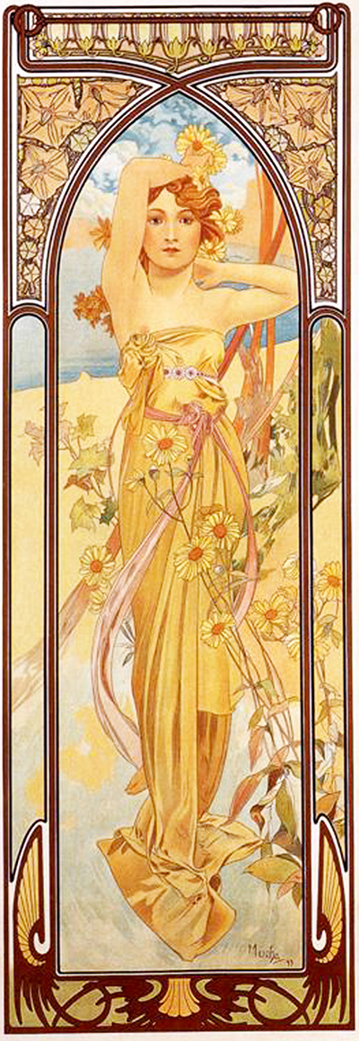 Brightness of the Day Alphonse Mucha